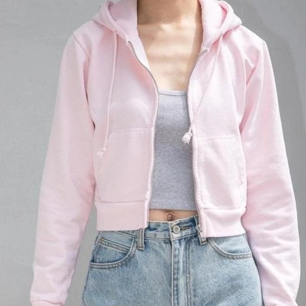 Brandy Melville Cropped Hoodie
